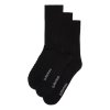 Skarpety Dr. Martens DOUBLE DOC ORGANIC SOCKS 3-PACK Black AD057003